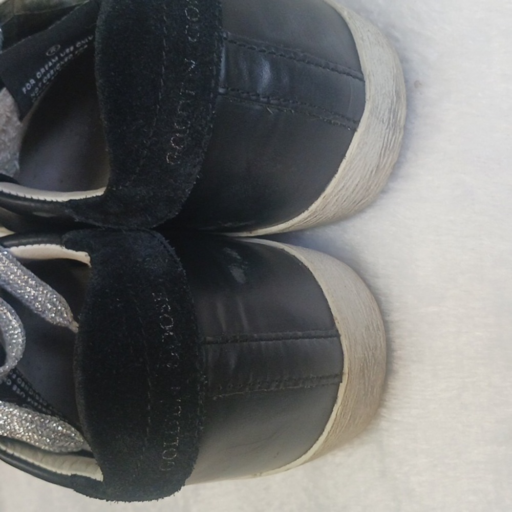Golden Goose Black and Silver Sneakers - Picture 5 of 5